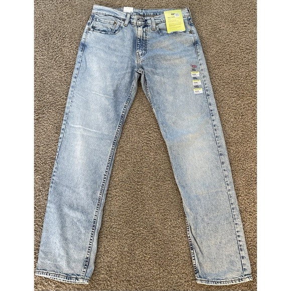 Levi's Men's Jeans performance 502 Taper Stretch Flex eco light wash 31x32 New - Picture 1 of 10